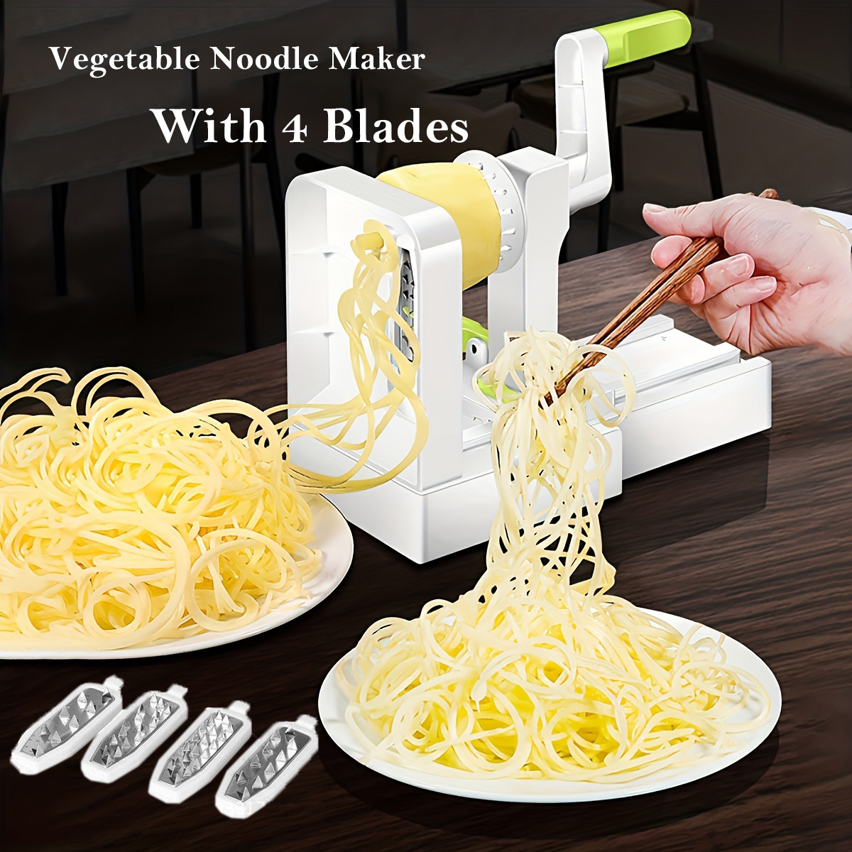 Spiralizer Vegetable Noodle - Tarka do warzyw Spiralowa krajalnica Wirująca