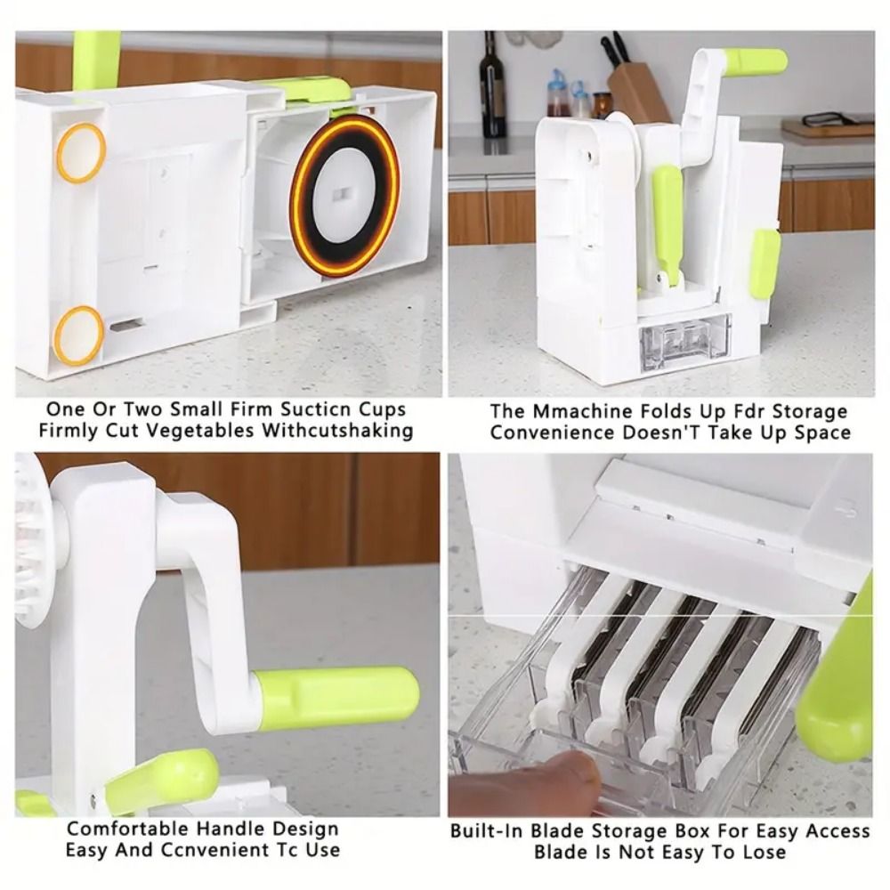 Spiralizer Vegetable Noodle - Wielofunkcyjny spiralizator do warzyw z 4