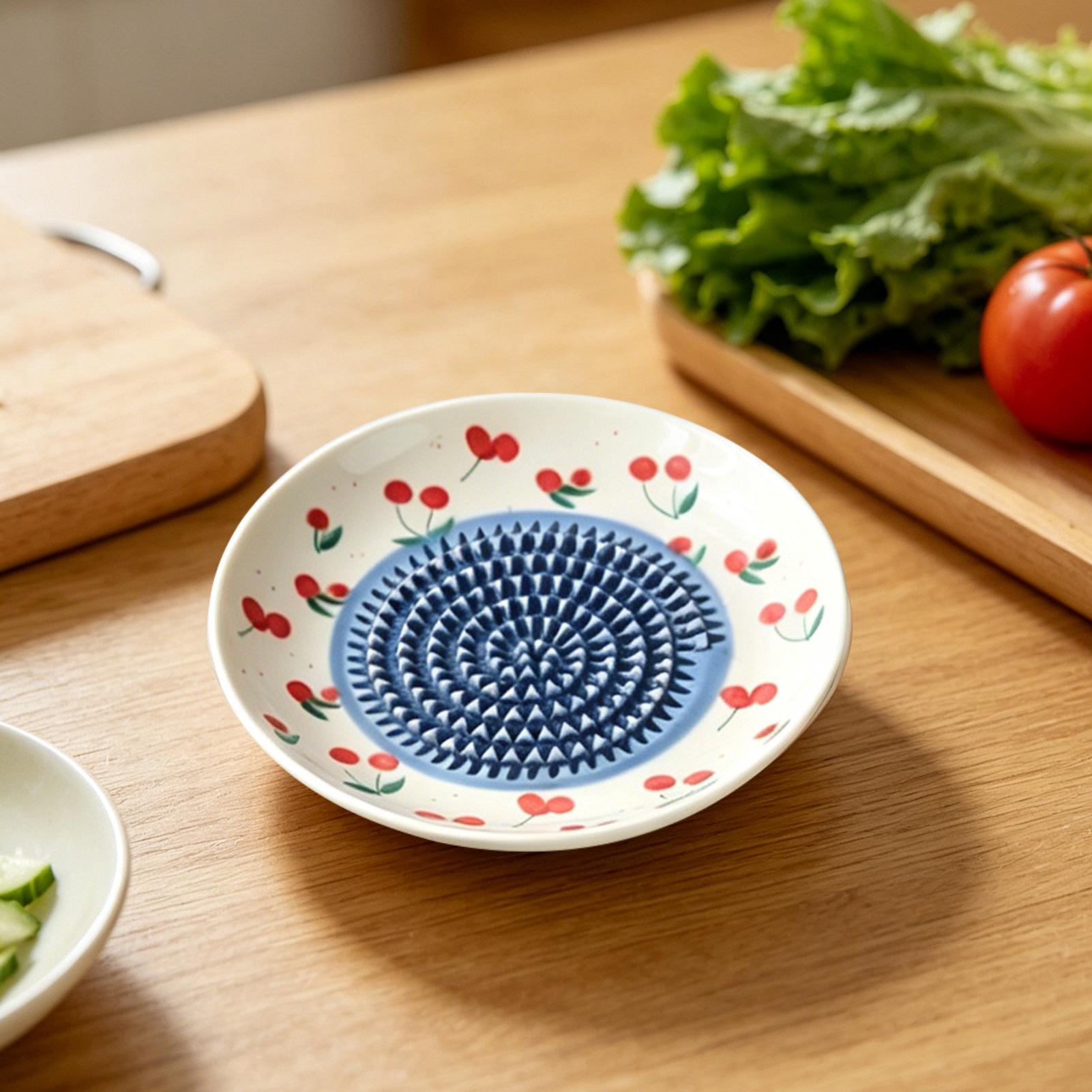 Kitchen Hand Gadgets - Prosta ceramiczna tarka do imbiru, ręczny