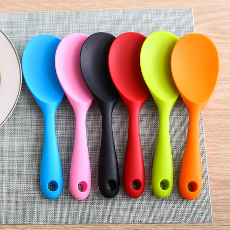 Kitchen Gadgets On Sale - Żaroodporna silikonowa łyżka do ryżu Łyżka