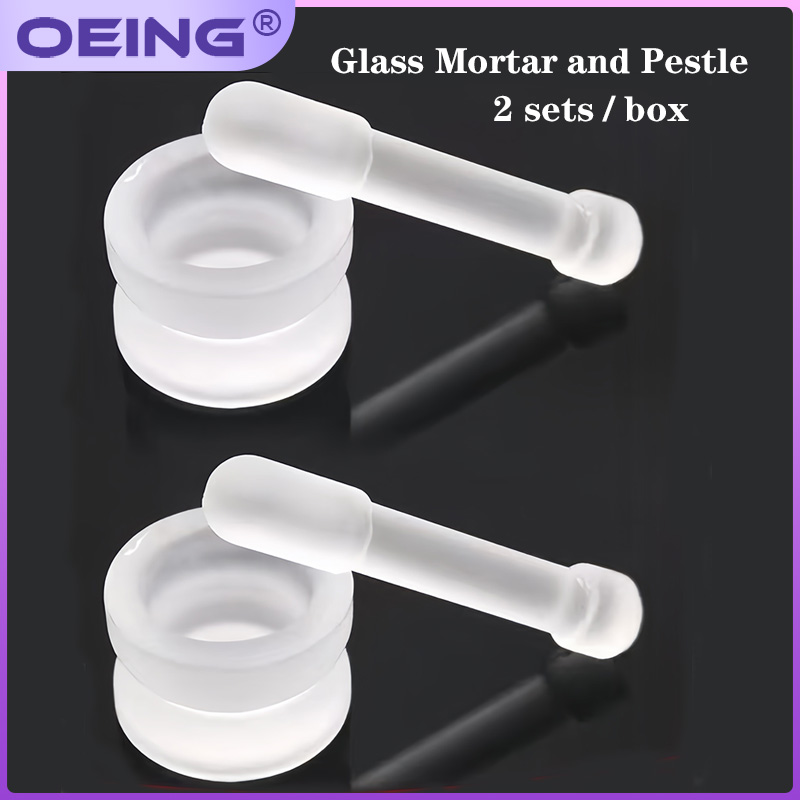 Kitchen Gadgets Set - Zestaw tłuczka i tłuczka stożkowa Szklany