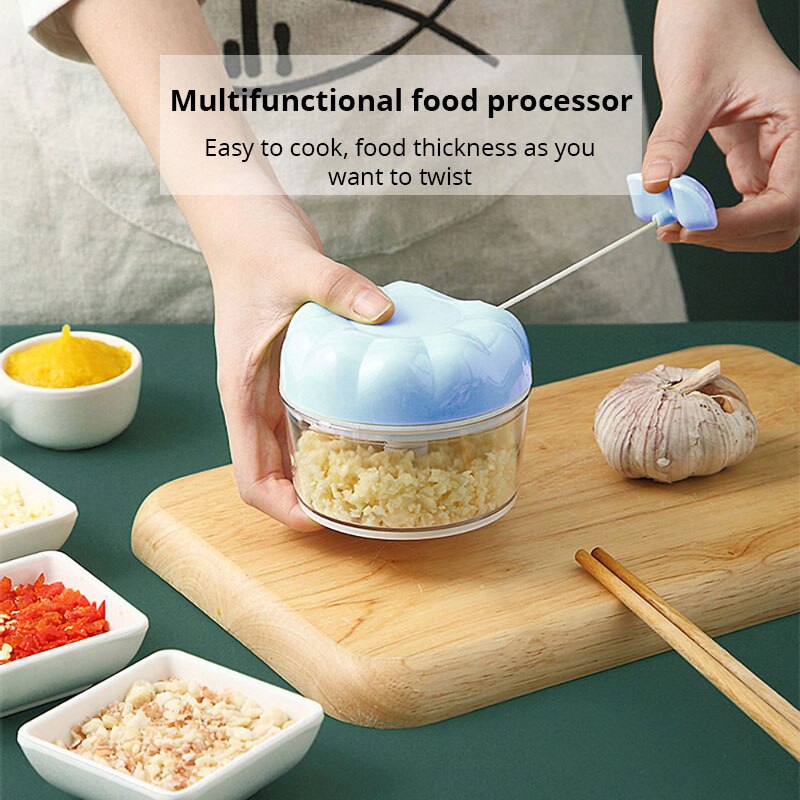Kitchen Hand Gadgets - 1 szt. Niebiesko-Różowy Ręczny Rozdrabniacz do