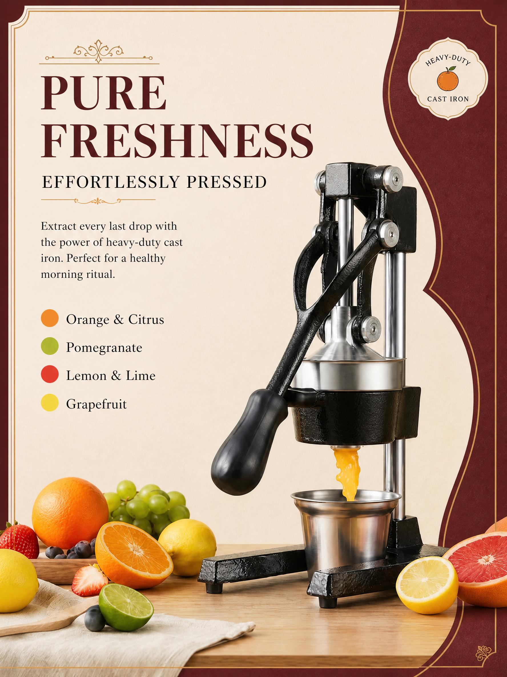 Ręczna wyciskarka do owoców, r – Kitchen Gadgets Juicer recenzja i cena