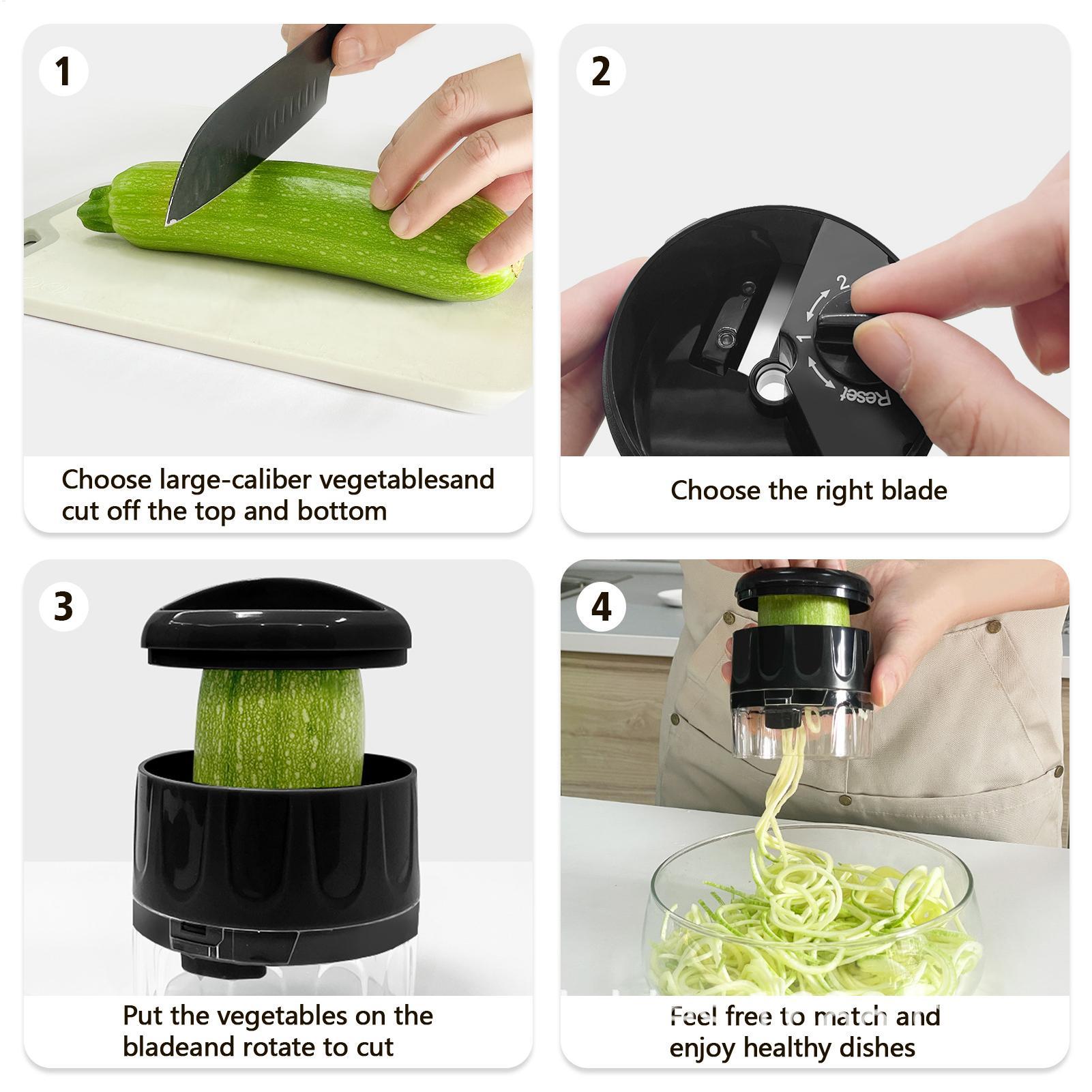 Krajalnica do cukinek spiralna – Spiralizer Vegetable Noodle recenzja i cena