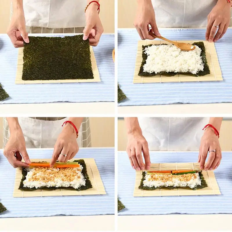 DIY bambusowe do robienia Sush – Kitchen Hand Gadgets recenzja i cena