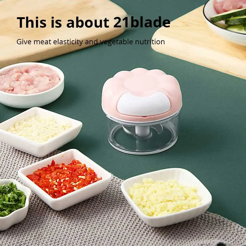 1 szt. Niebiesko-Różowy Ręczny – Kitchen Hand Gadgets recenzja i cena