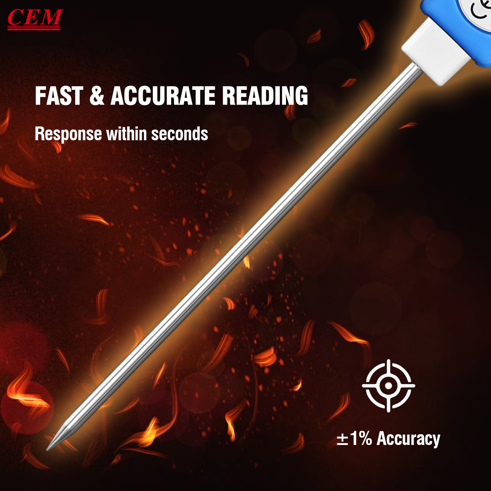 Termometr do mięsa CEM, cyfrow – Meat Thermometer recenzja i cena