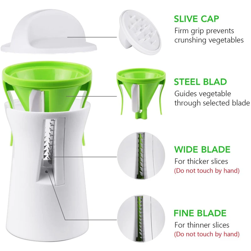Wytrzymała krajalnica do kraja – Spiralizer Vegetable Noodle recenzja i cena